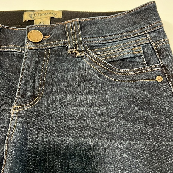 Democracy - 6, dark wash, “ab” technology skinny stretch jeans - Picture 7 of 7